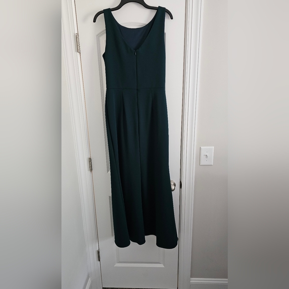 Betsy and Adam Emerald Green formal gown. Size 12 - Picture 3 of 4